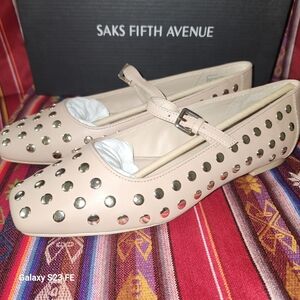 Saks Fifth Ave Maryjane Ballet Flat Size 8